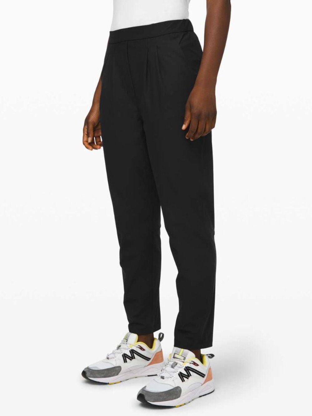 lululemon — Black Essential High-Rise Trouser Pleated Jogger Pant — Women Size 8